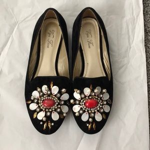 Jeweled loafer flats Viga Fiore